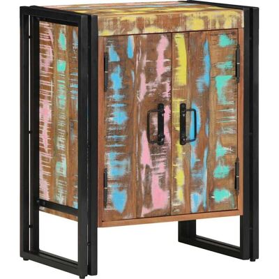 vidaXL Schuhschrank Mehrfarbig 56 x 35 x 70 cm Massivholz Altholz - Mehrfarbig vidaXL Schuhschrank Mehrfarbig 56 x 35 x 70 cm Massivholz Altholz - Mehrfarbig