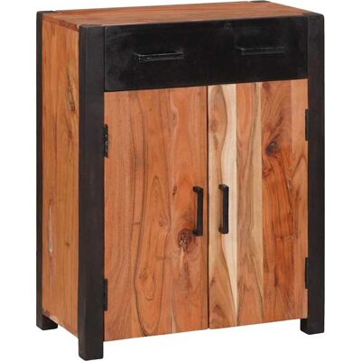 vidaXL Sideboard Braun 55 x 30 x 75 cm Massivholz Akazie - Braun vidaXL Sideboard Braun 55 x 30 x 75 cm Massivholz Akazie - Braun