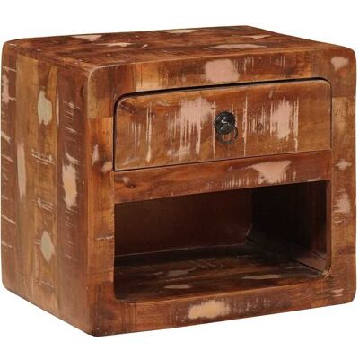 vidaXL Wandregal Nachtschrank mit Regal Mehrfarbig 40 x 30 x 36 cm - Mehrfarbig vidaXL Wandregal Nachtschrank mit Regal Mehrfarbig 40 x 30 x 36 cm - Mehrfarbig