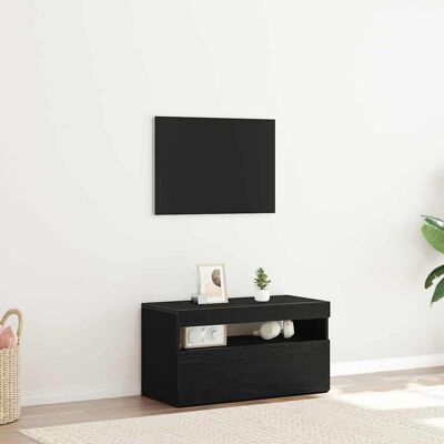Vidaxl TV-Möbel mit LED-Beleuchtung - Modernes Holzquadratmöbel Vidaxl TV-Möbel mit LED-Beleuchtung - Modernes Holzquadratmöbel