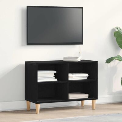 vidaXL Schwarz-Eiche TV-Schrank - TV-Ständer vidaXL Schwarz-Eiche TV-Schrank - TV-Ständer