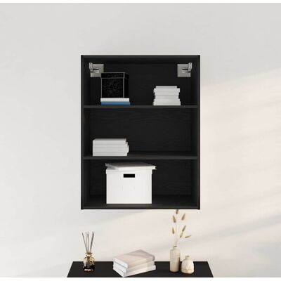 vidaXL Hängender Wandschrank Schwarz Eichen-Optik 69,5 x 32,5 x 90 cm - Schwarz vidaXL Hängender Wandschrank Schwarz Eichen-Optik 69,5 x 32,5 x 90 cm - Schwarz