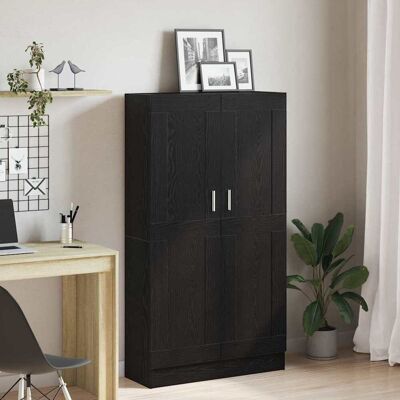 vidaXL Bücherregal Schwarz Eichen-Optik 82,5 x 30,5 x 150 cm - Schwarz vidaXL Bücherregal Schwarz Eichen-Optik 82,5 x 30,5 x 150 cm - Schwarz