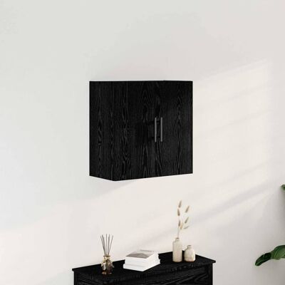 vidaXL Wandschrank Wandmontiert Schwarz Eichen-Optik 60 x 31,5 x 60 cm - Schwarz vidaXL Wandschrank Wandmontiert Schwarz Eichen-Optik 60 x 31,5 x 60 cm - Schwarz