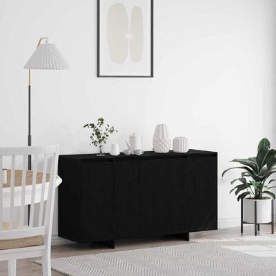 vidaXL Sideboard Schwarz Eichen-Optik 135 x 41 x 75 cm Holzwerkstoff - Schwarz vidaXL Sideboard Schwarz Eichen-Optik 135 x 41 x 75 cm Holzwerkstoff - Schwarz