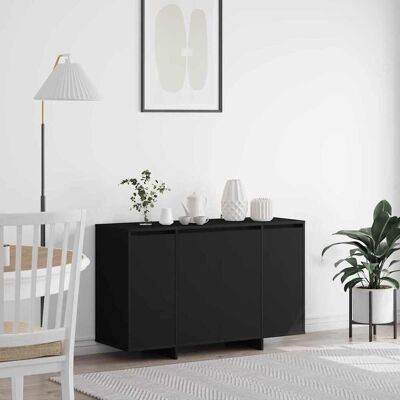 vidaXL Sideboard Schwarz 120 x 41 x 75 cm Holzwerkstoff - Schwarz vidaXL Sideboard Schwarz 120 x 41 x 75 cm Holzwerkstoff - Schwarz