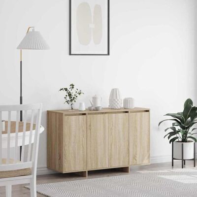 vidaXL Sideboard Sonoma-Eiche 120 x 41 x 75 cm Holzwerkstoff - Braun vidaXL Sideboard Sonoma-Eiche 120 x 41 x 75 cm Holzwerkstoff - Braun