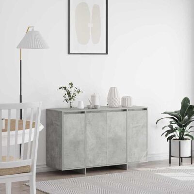 vidaXL Sideboard Betongrau 120 x 41 x 75 cm Holzwerkstoff - Grau vidaXL Sideboard Betongrau 120 x 41 x 75 cm Holzwerkstoff - Grau