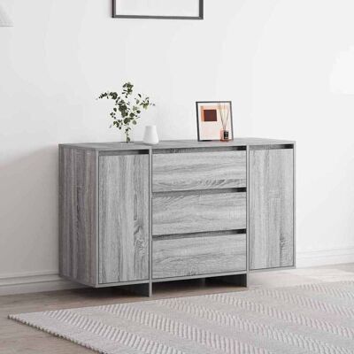 vidaXL Sideboard Graues Sonoma 120 x 41 x 75 cm Holzwerkstoff - Grau vidaXL Sideboard Graues Sonoma 120 x 41 x 75 cm Holzwerkstoff - Grau
