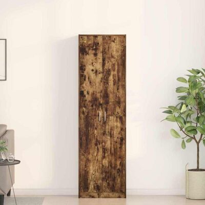 vidaXL Kleiderschrank Geräucherte Eiche 55 x 25 x 189 cm Holzwerkstoff - Braun vidaXL Kleiderschrank Geräucherte Eiche 55 x 25 x 189 cm Holzwerkstoff - Braun