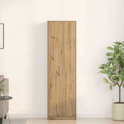 vidaXL Kleiderschrank Artisan-Eiche 55 x 25 x 189 cm Holzwerkstoff - Braun vidaXL Kleiderschrank Artisan-Eiche 55 x 25 x 189 cm Holzwerkstoff - Braun