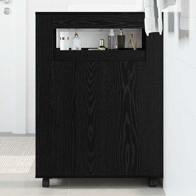 vidaXL Badezimmermöbel-Set Schwarz Eichen-Optik 65 x 23 x 87 cm - Schwarz vidaXL Badezimmermöbel-Set Schwarz Eichen-Optik 65 x 23 x 87 cm - Schwarz