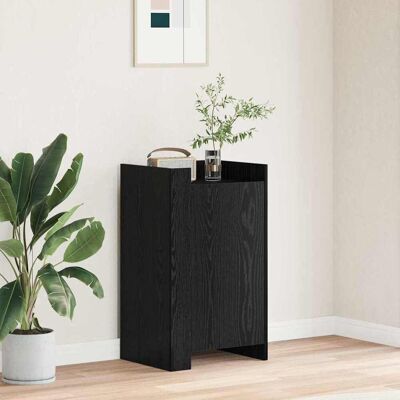 vidaXL Sideboard Schwarz Eichen-Optik 45 x 35 x 75 cm - Schwarz vidaXL Sideboard Schwarz Eichen-Optik 45 x 35 x 75 cm - Schwarz