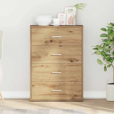 vidaXL Sideboard Artisan-Eiche 60 x 31 x 84 cm Holzwerkstoff - Braun vidaXL Sideboard Artisan-Eiche 60 x 31 x 84 cm Holzwerkstoff - Braun