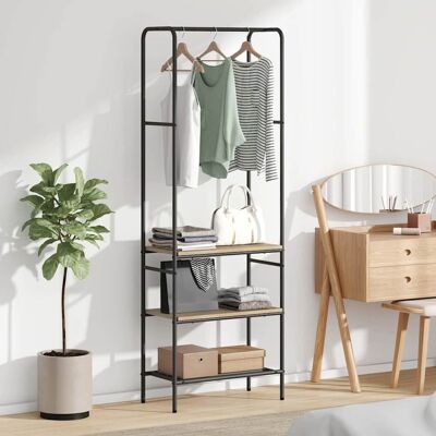 vidaXL Kleiderständer Sonoma-Eiche 60 x 30 x 171 cm Holzwerkstoff - Braun vidaXL Kleiderständer Sonoma-Eiche 60 x 30 x 171 cm Holzwerkstoff - Braun