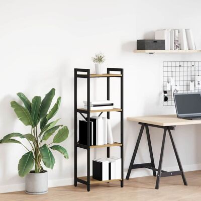 vidaXL Bücherregal Artisan-Eiche 40 x 30 x 119 cm Holzwerkstoff - Braun vidaXL Bücherregal Artisan-Eiche 40 x 30 x 119 cm Holzwerkstoff - Braun