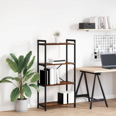 vidaXL Bücherregal Geräucherte Eiche 60 x 30 x 120 cm Holzwerkstoff - Braun vidaXL Bücherregal Geräucherte Eiche 60 x 30 x 120 cm Holzwerkstoff - Braun