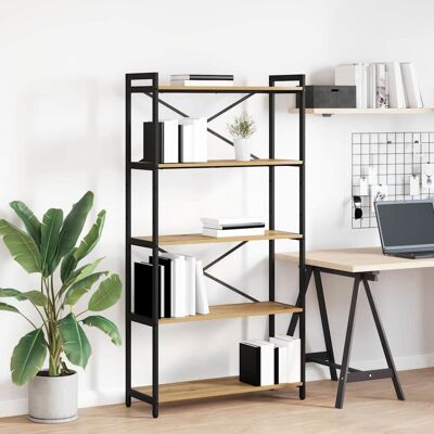 vidaXL Bücherregal Artisan-Eiche 80 x 30 x 155 cm Holzwerkstoff - Braun vidaXL Bücherregal Artisan-Eiche 80 x 30 x 155 cm Holzwerkstoff - Braun