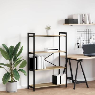 vidaXL Bücherregal Sonoma-Eiche 80 x 30 x 120 cm Holzwerkstoff - Braun vidaXL Bücherregal Sonoma-Eiche 80 x 30 x 120 cm Holzwerkstoff - Braun