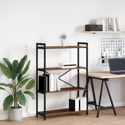 vidaXL Bücherregal Altholz 80 x 30 x 120 cm Holzwerkstoff - Braun vidaXL Bücherregal Altholz 80 x 30 x 120 cm Holzwerkstoff - Braun