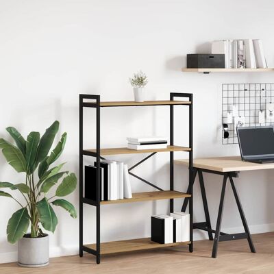 vidaXL Bücherregal Artisan-Eiche 80 x 30 x 120 cm Holzwerkstoff - Braun vidaXL Bücherregal Artisan-Eiche 80 x 30 x 120 cm Holzwerkstoff - Braun