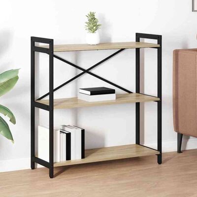 vidaXL Bücherregal Sonoma-Eiche 80 x 30 x 85 cm Holzwerkstoff - Braun vidaXL Bücherregal Sonoma-Eiche 80 x 30 x 85 cm Holzwerkstoff - Braun