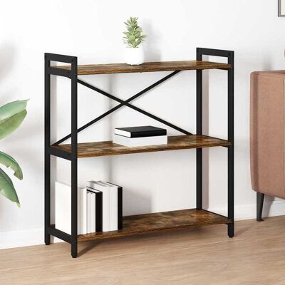 vidaXL Bücherregal Geräucherte Eiche 80 x 30 x 85 cm Holzwerkstoff - Braun vidaXL Bücherregal Geräucherte Eiche 80 x 30 x 85 cm Holzwerkstoff - Braun