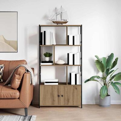 vidaXL Bücherregal Artisan-Eiche 80 x 30 x 155,5 cm Holzwerkstoff - Braun vidaXL Bücherregal Artisan-Eiche 80 x 30 x 155,5 cm Holzwerkstoff - Braun