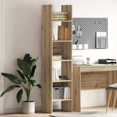 vidaXL Bücherregal Artisan-Eiche 40 x 35 x 180 cm Holzwerkstoff - Braun vidaXL Bücherregal Artisan-Eiche 40 x 35 x 180 cm Holzwerkstoff - Braun