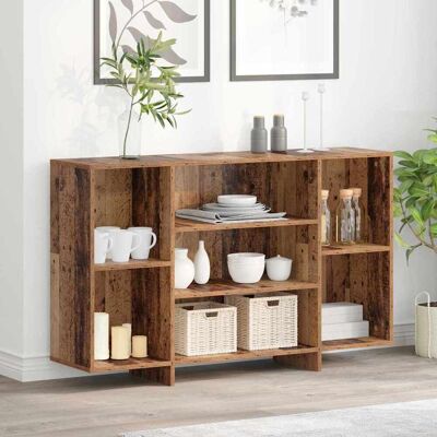 vidaXL Sideboard Altholz 120 x 30 x 75 cm Holzwerkstoff - Braun vidaXL Sideboard Altholz 120 x 30 x 75 cm Holzwerkstoff - Braun