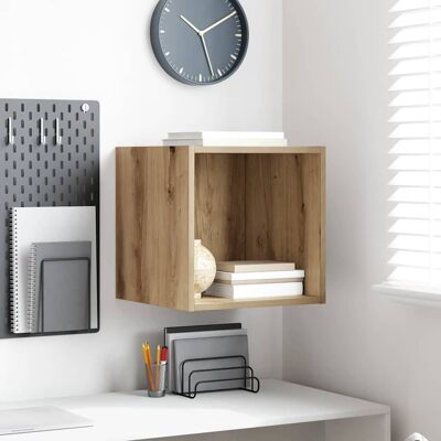 vidaXL Wandschrank Artisan-Eiche 37 x 37 x 37 cm Holzwerkstoff - Braun vidaXL Wandschrank Artisan-Eiche 37 x 37 x 37 cm Holzwerkstoff - Braun