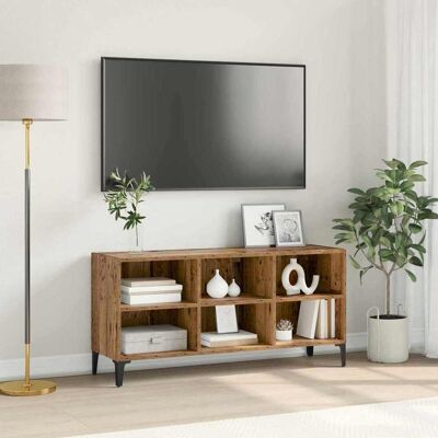 vidaXL TV-Schrankset Braun 103,5 x 30 x 50 cm Holzwerkstoff - Braun vidaXL TV-Schrankset Braun 103,5 x 30 x 50 cm Holzwerkstoff - Braun