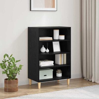 vidaXL Sideboard Schwarz Eichen-Optik 57 x 35 x 89,5 cm Holzwerkstoff - Schwarz vidaXL Sideboard Schwarz Eichen-Optik 57 x 35 x 89,5 cm Holzwerkstoff - Schwarz