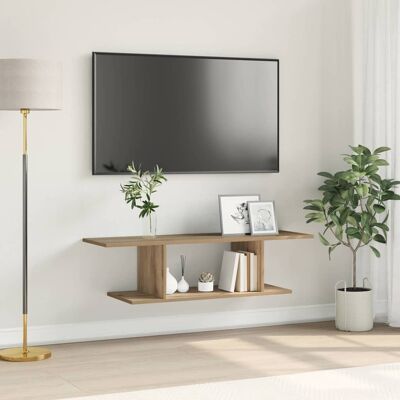 vidaXL TV-Schrankset Artisan-Eiche 102 x 35 x 35 cm Holzwerkstoff - Braun vidaXL TV-Schrankset Artisan-Eiche 102 x 35 x 35 cm Holzwerkstoff - Braun