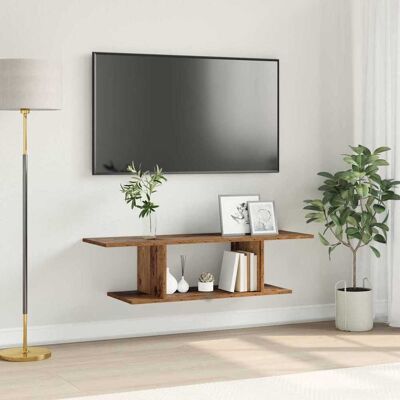 vidaXL TV-Schrankset Braun 103 x 30 x 26,5 cm Holzwerkstoff - Braun vidaXL TV-Schrankset Braun 103 x 30 x 26,5 cm Holzwerkstoff - Braun