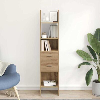 vidaXL Bücherregal Artisan-Eiche 40 x 35 x 180 cm Holzwerkstoff - Braun vidaXL Bücherregal Artisan-Eiche 40 x 35 x 180 cm Holzwerkstoff - Braun