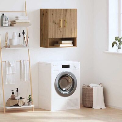 vidaXL Wandschrank Artisan-Eiche 60 x 31 x 70 cm Holzwerkstoff - Braun vidaXL Wandschrank Artisan-Eiche 60 x 31 x 70 cm Holzwerkstoff - Braun