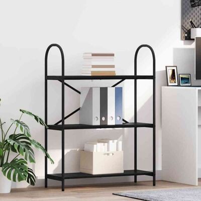 vidaXL Bücherregal Schwarz Eichen-Optik 80 x 30 x 109 cm Holzwerkstoff - Schwarz vidaXL Bücherregal Schwarz Eichen-Optik 80 x 30 x 109 cm Holzwerkstoff - Schwarz