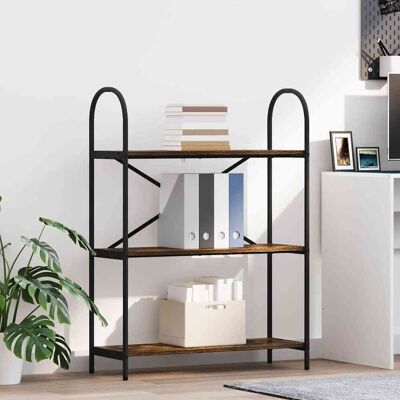 vidaXL Bücherregal Geräucherte Eiche 80 x 30 x 109 cm Holzwerkstoff - Braun vidaXL Bücherregal Geräucherte Eiche 80 x 30 x 109 cm Holzwerkstoff - Braun