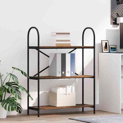 vidaXL Bücherregal Altholz 80 x 30 x 109 cm Holzwerkstoff - Braun vidaXL Bücherregal Altholz 80 x 30 x 109 cm Holzwerkstoff - Braun