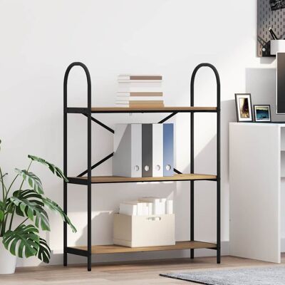 vidaXL Bücherregal Artisan-Eiche 80 x 30 x 109 cm Holzwerkstoff - Braun vidaXL Bücherregal Artisan-Eiche 80 x 30 x 109 cm Holzwerkstoff - Braun