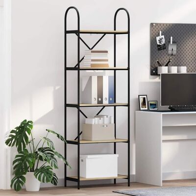 vidaXL Bücherregal Sonoma-Eiche 60 x 30 x 183 cm Holzwerkstoff - Braun vidaXL Bücherregal Sonoma-Eiche 60 x 30 x 183 cm Holzwerkstoff - Braun