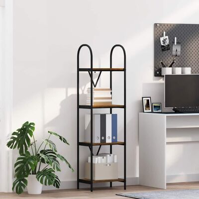 vidaXL Bücherregal Geräucherte Eiche 40 x 30 x 146 cm Holzwerkstoff - Braun vidaXL Bücherregal Geräucherte Eiche 40 x 30 x 146 cm Holzwerkstoff - Braun