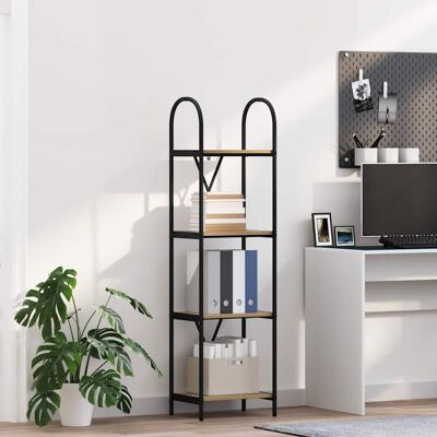 vidaXL Bücherregal Artisan-Eiche 40 x 30 x 146 cm Holzwerkstoff - Braun vidaXL Bücherregal Artisan-Eiche 40 x 30 x 146 cm Holzwerkstoff - Braun