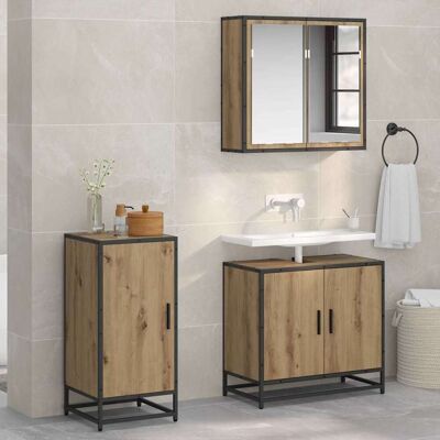 vidaXL Sideboard Artisan-Eiche 35,5 x 35 x 76 cm - Braun vidaXL Sideboard Artisan-Eiche 35,5 x 35 x 76 cm - Braun