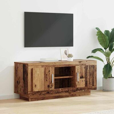 vidaXL TV-Schränk Altholz 102 x 35 x 45 cm Holzwerkstoff - Braun vidaXL TV-Schränk Altholz 102 x 35 x 45 cm Holzwerkstoff - Braun