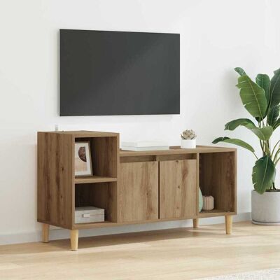 vidaXL TV-Schränk Artisan-Eiche 100 x 35 x 55 cm Holzwerkstoff - Braun vidaXL TV-Schränk Artisan-Eiche 100 x 35 x 55 cm Holzwerkstoff - Braun