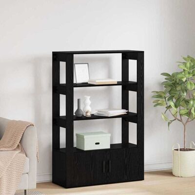 vidaXL Sideboard Schwarz Eichen-Optik 30 x 80 x 119.5 cm Holzwerkstoff - Schwarz vidaXL Sideboard Schwarz Eichen-Optik 30 x 80 x 119.5 cm Holzwerkstoff - Schwarz