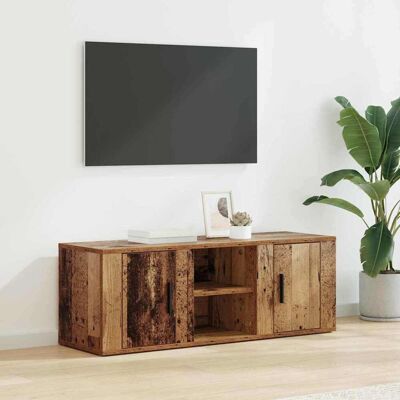 vidaXL TV-Schränk Altholz 100 x 31,5 x 35 cm Holzwerkstoff - Braun vidaXL TV-Schränk Altholz 100 x 31,5 x 35 cm Holzwerkstoff - Braun