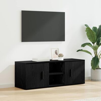 vidaXL TV-Schränk Schwarz Eichen-Optik 100 x 31,5 x 35 cm - Schwarz vidaXL TV-Schränk Schwarz Eichen-Optik 100 x 31,5 x 35 cm - Schwarz